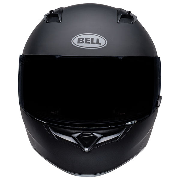 motorcycle helmet, front view, showing aerodynamic shell design, ventilation ports, and secure retention system built for rider comfort and protection. SKU 07137171.