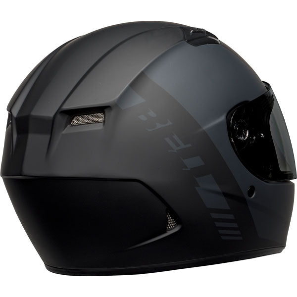 motorcycle helmet, rear view, showing aerodynamic shell design, ventilation ports, and secure retention system built for rider comfort and protection. SKU 07123737.