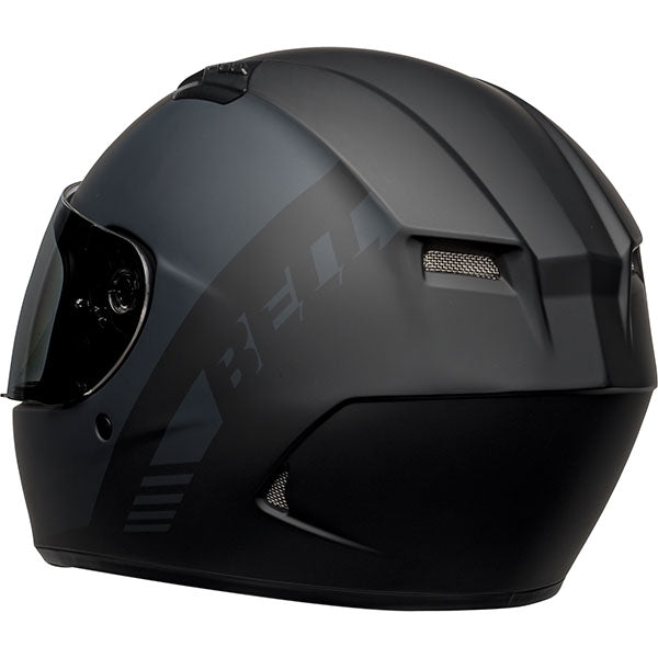 motorcycle helmet, rear view, showing aerodynamic shell design, ventilation ports, and secure retention system built for rider comfort and protection. SKU 07123736.