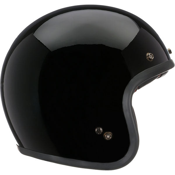 motorcycle helmet, angled view, showing aerodynamic shell design, ventilation ports, and secure retention system built for rider comfort and protection