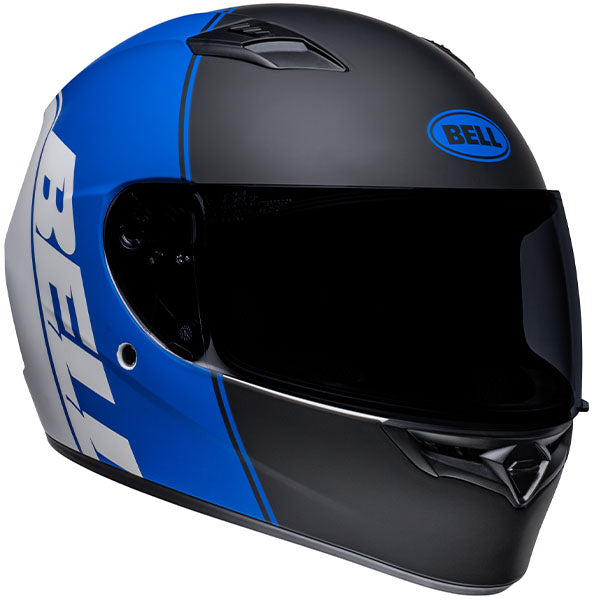 motorcycle helmet, front view, showing aerodynamic shell design, ventilation ports, and secure retention system built for rider comfort and protection. SKU 07141853.