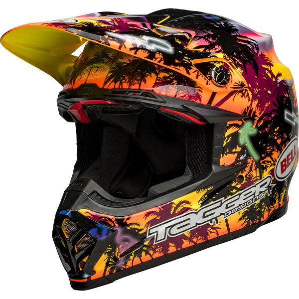 motorcycle helmet, front view, showing aerodynamic shell design, ventilation ports, and secure retention system built for rider comfort and protection. SKU 07144778.