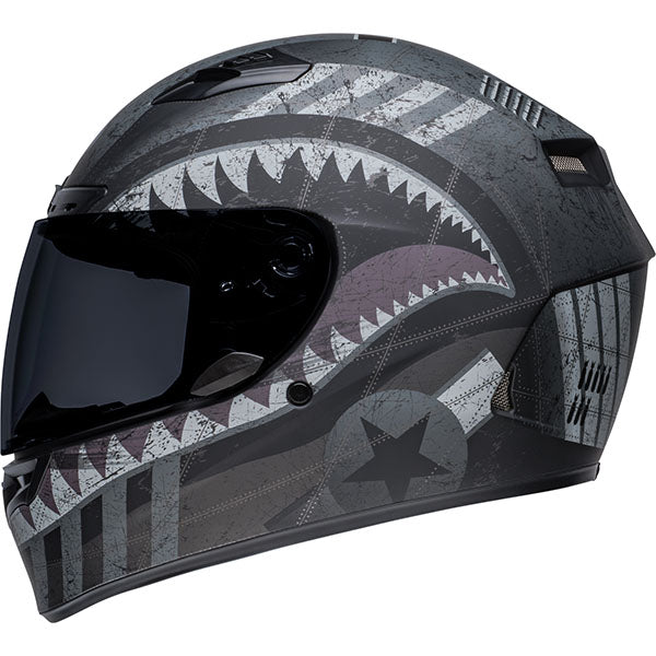 motorcycle helmet, showing aerodynamic shell design, ventilation ports, and secure retention system built for rider comfort and protection. SKU 07137115.