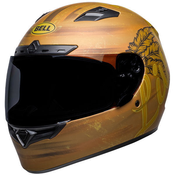motorcycle helmet, front view, showing aerodynamic shell design, ventilation ports, and secure retention system built for rider comfort and protection. SKU 07137133.