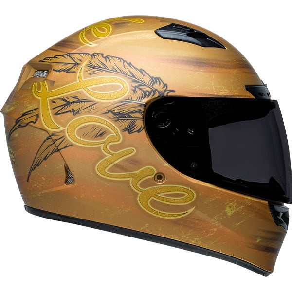 motorcycle helmet, showing aerodynamic shell design, ventilation ports, and secure retention system built for rider comfort and protection