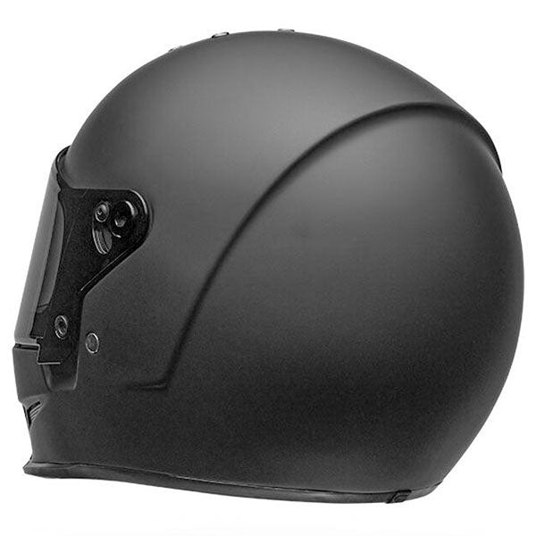 motorcycle helmet, rear view, showing aerodynamic shell design, ventilation ports, and secure retention system built for rider comfort and protection. SKU 07158158.