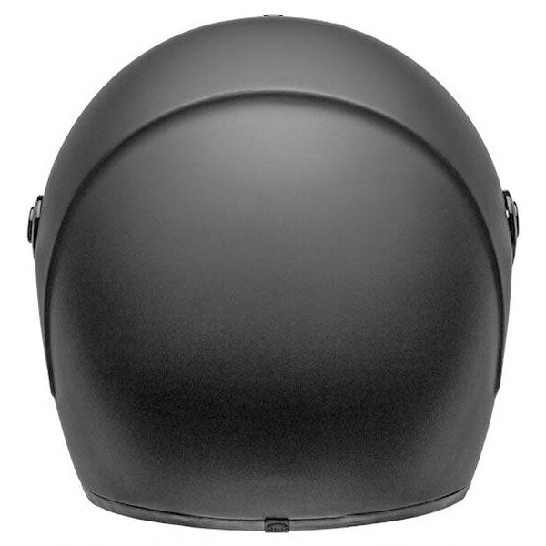 motorcycle helmet, rear view, showing aerodynamic shell design, ventilation ports, and secure retention system built for rider comfort and protection. SKU 07158159.