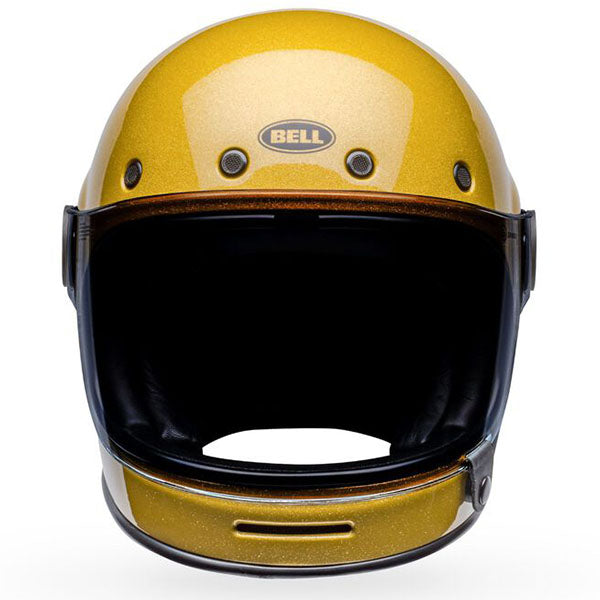 motorcycle helmet, showing aerodynamic shell design, ventilation ports, and secure retention system built for rider comfort and protection