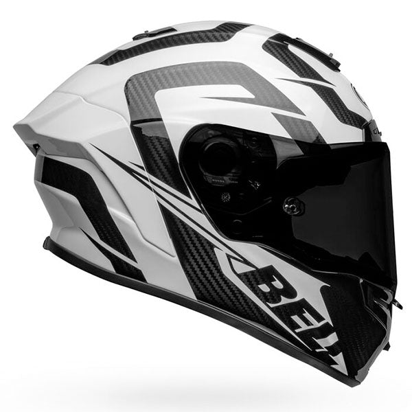 motorcycle helmet, showing aerodynamic shell design, ventilation ports, and secure retention system built for rider comfort and protection