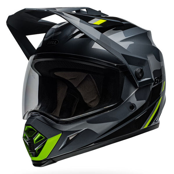 motorcycle helmet, front view, showing aerodynamic shell design, ventilation ports, and secure retention system built for rider comfort and protection. SKU 07160364.