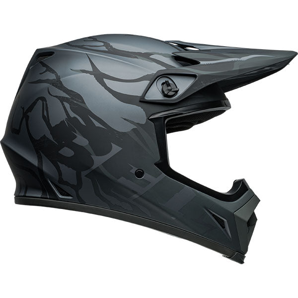 motorcycle helmet, showing aerodynamic shell design, ventilation ports, and secure retention system built for rider comfort and protection