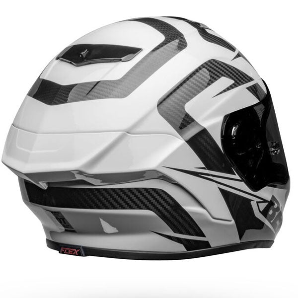 motorcycle helmet, showing aerodynamic shell design, ventilation ports, and secure retention system built for rider comfort and protection