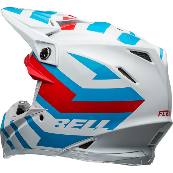 motorcycle helmet, rear view, showing aerodynamic shell design, ventilation ports, and secure retention system built for rider comfort and protection. SKU 07157166.