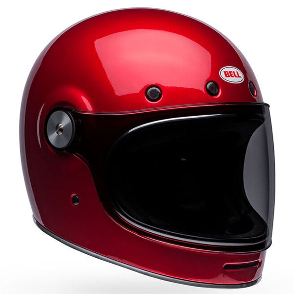 motorcycle helmet, showing aerodynamic shell design, ventilation ports, and secure retention system built for rider comfort and protection