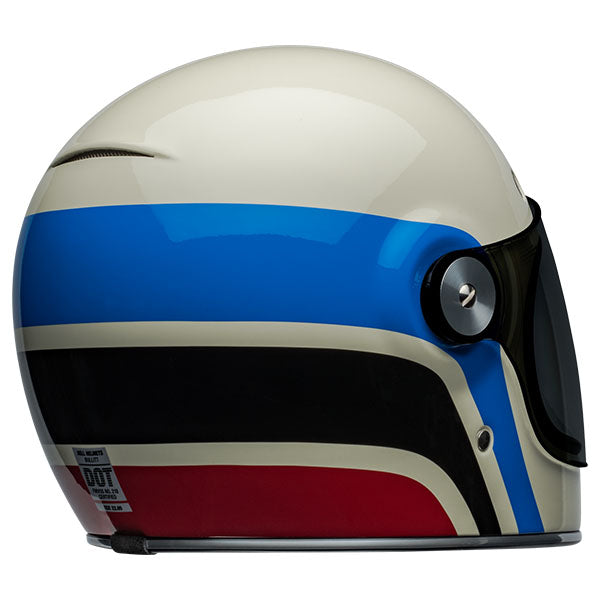 motorcycle helmet, rear view, showing aerodynamic shell design, ventilation ports, and secure retention system built for rider comfort and protection. SKU 07156938.