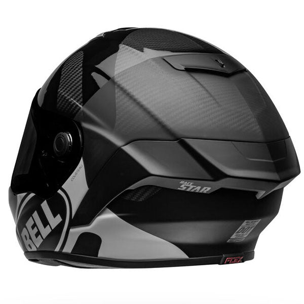 motorcycle helmet, angled view, showing aerodynamic shell design, ventilation ports, and secure retention system built for rider comfort and protection. SKU 07150143.