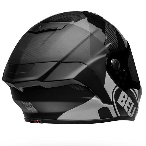 motorcycle helmet, angled view, showing aerodynamic shell design, ventilation ports, and secure retention system built for rider comfort and protection. SKU 07150144.