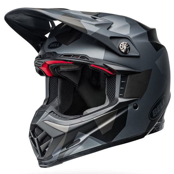 motorcycle helmet, front view, showing aerodynamic shell design, ventilation ports, and secure retention system built for rider comfort and protection. SKU 07160320.