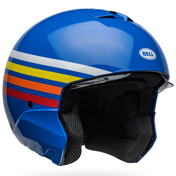 motorcycle helmet, front view, showing aerodynamic shell design, ventilation ports, and secure retention system built for rider comfort and protection. SKU 07163603.