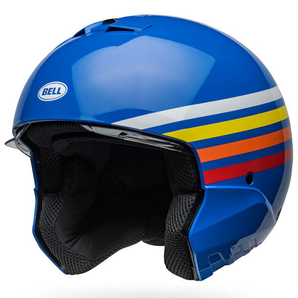 motorcycle helmet, front view, showing aerodynamic shell design, ventilation ports, and secure retention system built for rider comfort and protection. SKU 07159405.