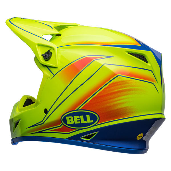 motorcycle helmet, rear view, showing aerodynamic shell design, ventilation ports, and secure retention system built for rider comfort and protection. SKU 07157476.