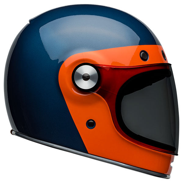 motorcycle helmet, showing aerodynamic shell design, ventilation ports, and secure retention system built for rider comfort and protection