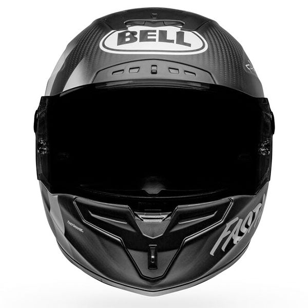 motorcycle helmet, showing aerodynamic shell design, ventilation ports, and secure retention system built for rider comfort and protection