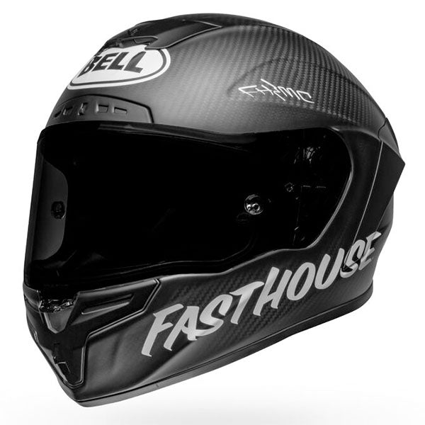 motorcycle helmet, showing aerodynamic shell design, ventilation ports, and secure retention system built for rider comfort and protection