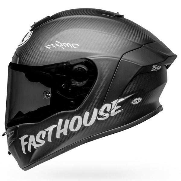 motorcycle helmet, showing aerodynamic shell design, ventilation ports, and secure retention system built for rider comfort and protection