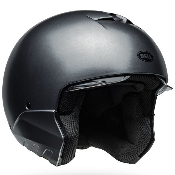 motorcycle helmet, front view, showing aerodynamic shell design, ventilation ports, and secure retention system built for rider comfort and protection. SKU 07161542.
