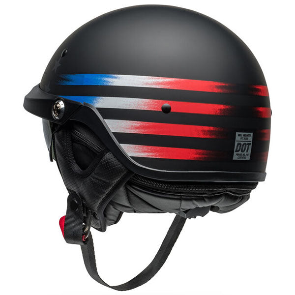 motorcycle helmet, rear view, showing aerodynamic shell design, ventilation ports, and secure retention system built for rider comfort and protection. SKU 07158172.