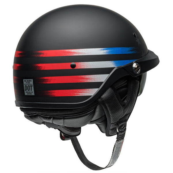 motorcycle helmet, rear view, showing aerodynamic shell design, ventilation ports, and secure retention system built for rider comfort and protection. SKU 07158170.
