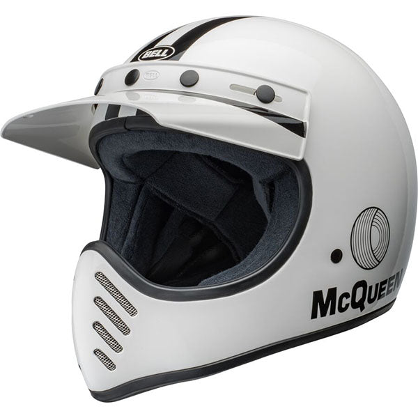 motorcycle helmet, showing aerodynamic shell design, ventilation ports, and secure retention system built for rider comfort and protection. SKU 07158734.