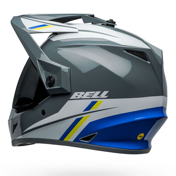 motorcycle helmet, rear view, showing aerodynamic shell design, ventilation ports, and secure retention system built for rider comfort and protection. SKU 07157271.