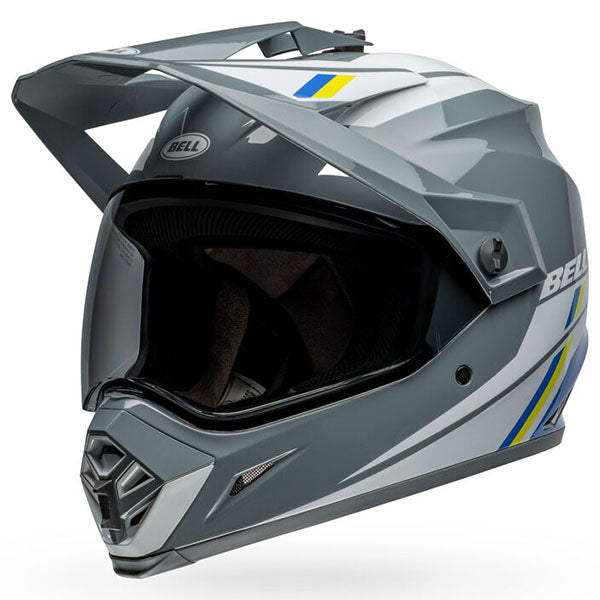 motorcycle helmet, front view, showing aerodynamic shell design, ventilation ports, and secure retention system built for rider comfort and protection. SKU 07157330.