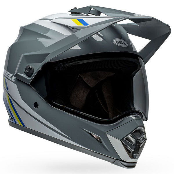 motorcycle helmet, front view, showing aerodynamic shell design, ventilation ports, and secure retention system built for rider comfort and protection. SKU 07157316.