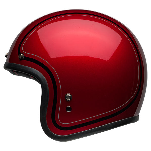 motorcycle helmet, showing aerodynamic shell design, ventilation ports, and secure retention system built for rider comfort and protection