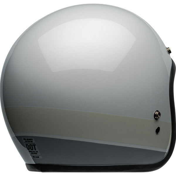 motorcycle helmet, rear view, showing aerodynamic shell design, ventilation ports, and secure retention system built for rider comfort and protection. SKU 07156963.