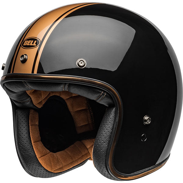 motorcycle helmet, front view, showing aerodynamic shell design, ventilation ports, and secure retention system built for rider comfort and protection