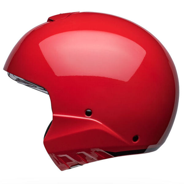 motorcycle helmet, showing aerodynamic shell design, ventilation ports, and secure retention system built for rider comfort and protection