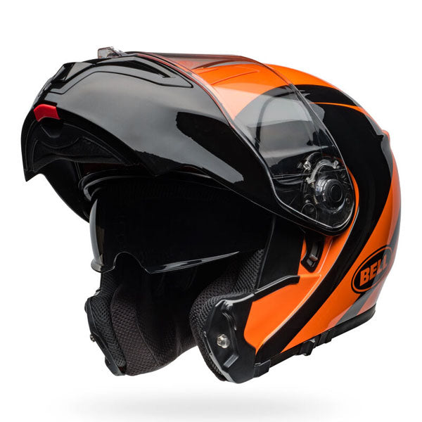 motorcycle helmet, showing aerodynamic shell design, ventilation ports, and secure retention system built for rider comfort and protection. SKU 07158713.
