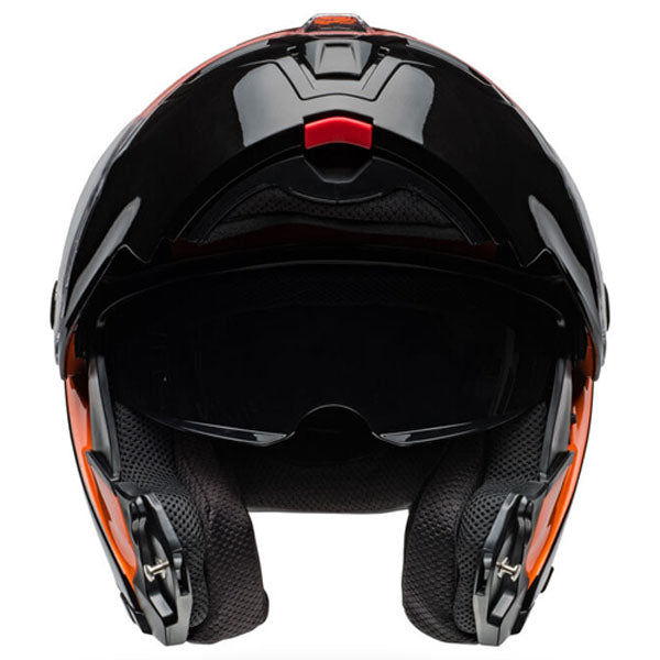 motorcycle helmet, showing aerodynamic shell design, ventilation ports, and secure retention system built for rider comfort and protection. SKU 07158719.