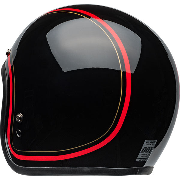 motorcycle helmet, rear view, showing aerodynamic shell design, ventilation ports, and secure retention system built for rider comfort and protection. SKU 07159440.