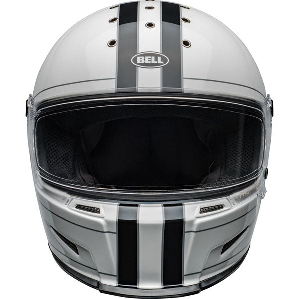 motorcycle helmet, showing aerodynamic shell design, ventilation ports, and secure retention system built for rider comfort and protection. SKU 07158167.