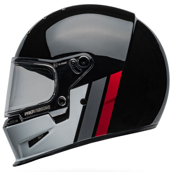 motorcycle helmet, showing aerodynamic shell design, ventilation ports, and secure retention system built for rider comfort and protection. SKU 07158011.