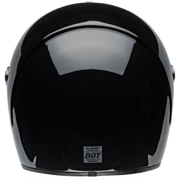 motorcycle helmet, rear view, showing aerodynamic shell design, ventilation ports, and secure retention system built for rider comfort and protection. SKU 07158009.