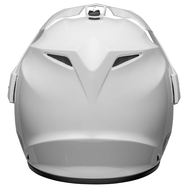 motorcycle helmet, angled view, showing aerodynamic shell design, ventilation ports, and secure retention system built for rider comfort and protection. SKU 07136705.