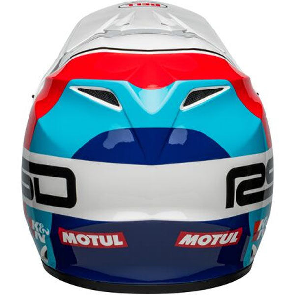 motorcycle helmet, showing aerodynamic shell design, ventilation ports, and secure retention system built for rider comfort and protection. SKU 07144791.