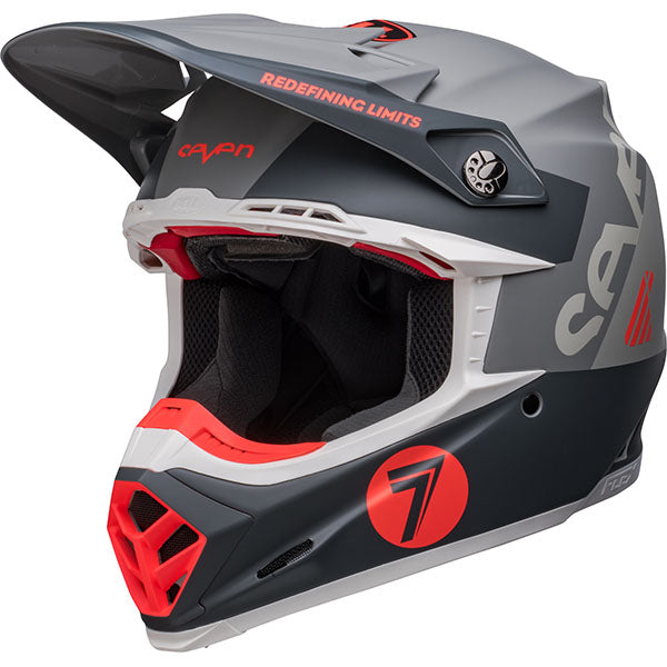 motorcycle helmet, front view, showing aerodynamic shell design, ventilation ports, and secure retention system built for rider comfort and protection. SKU 07148767.