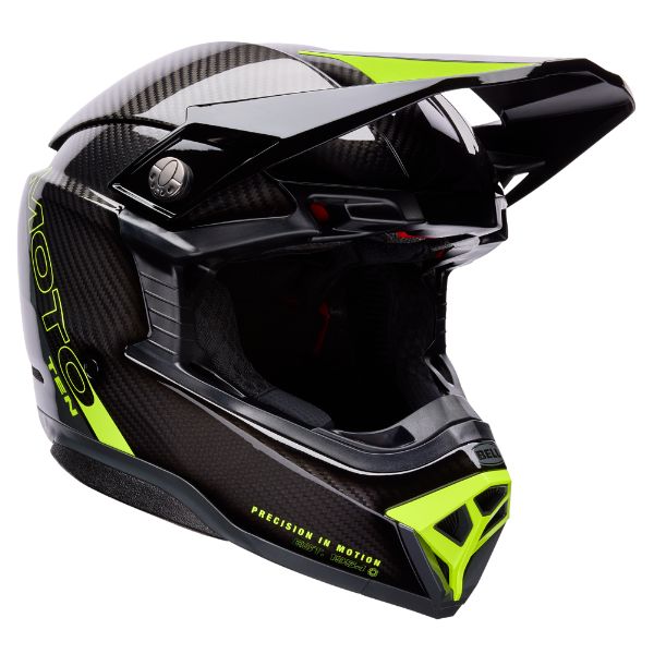 Image of Bell - Moto-10 Spherical Strike Helmet | SKU 71712 | Colors: Yellow/Gray, Blue | Sizes: XS to 2X | Available at BTO Sports